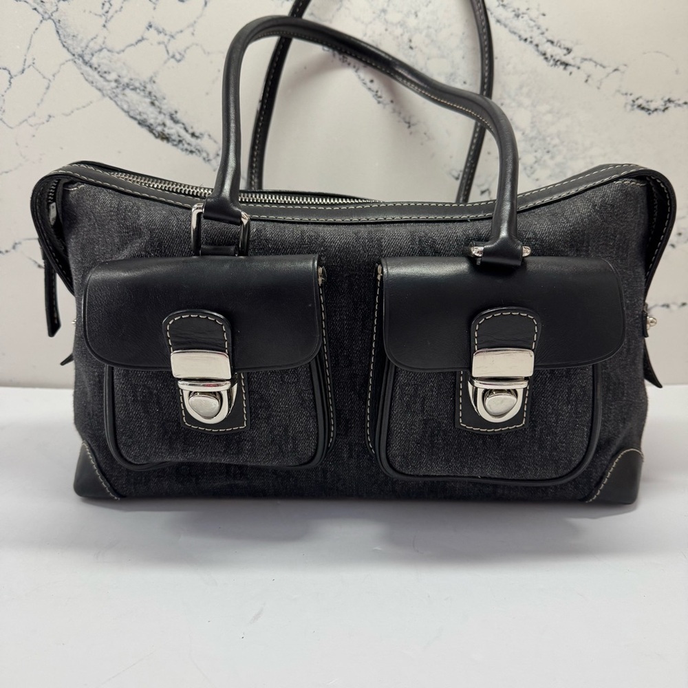 Vintage Dooney & Bourke Double-front Pocket Bag